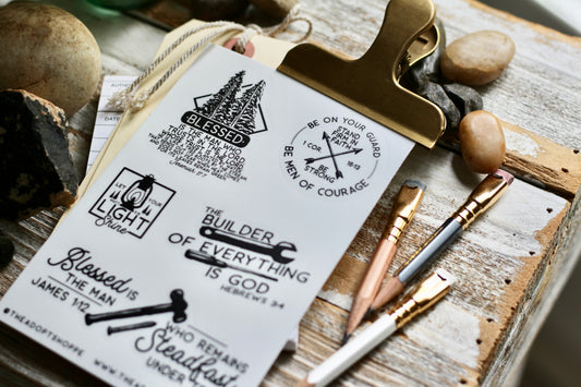 manly #1 waterproof vinyl sticker decal sheet