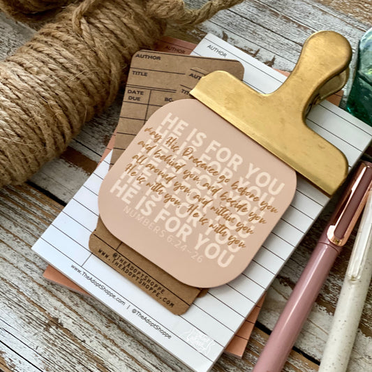 He is for you - the blessing (Numbers 6:24-26) #TheAdoptShoppecard