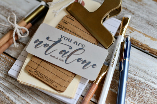 you are not alone (Isaiah 41:10) #TheAdoptShoppecard