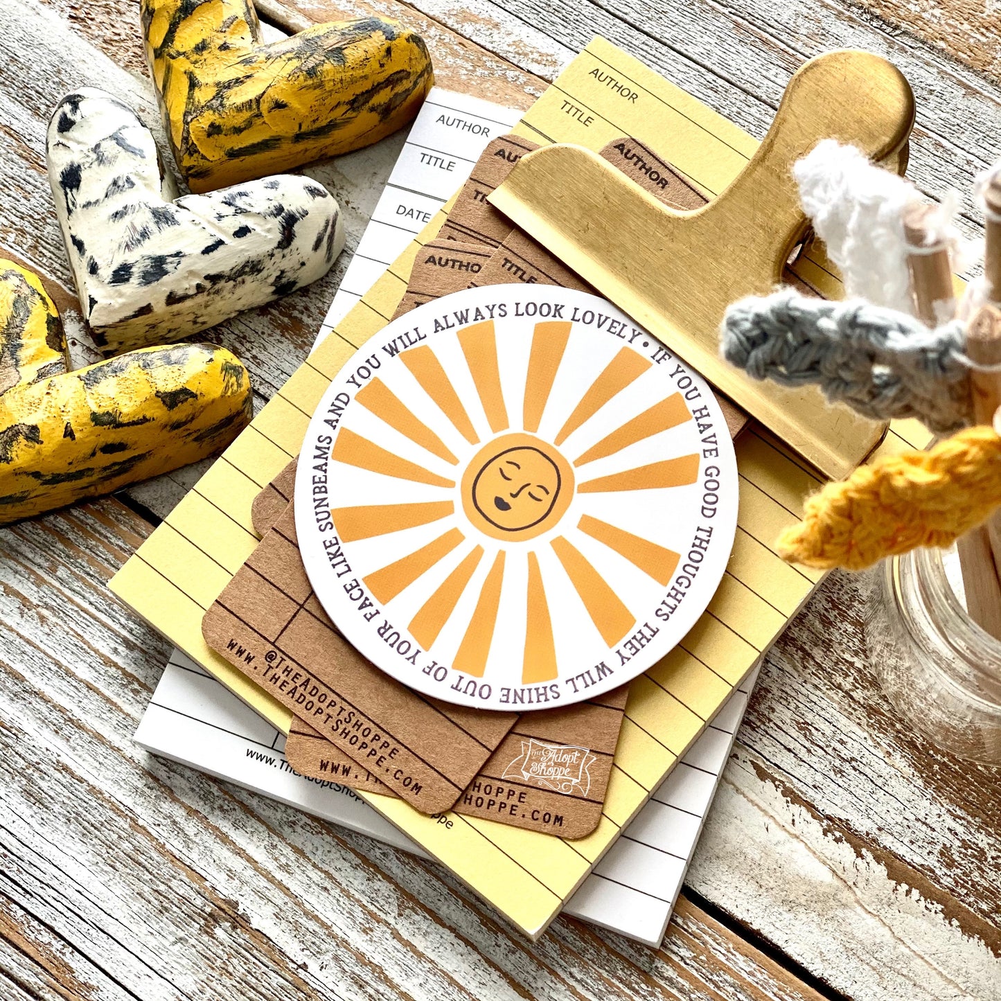 good thoughts shine like sunbeams (Roald Dahl) #TheAdoptShoppecard