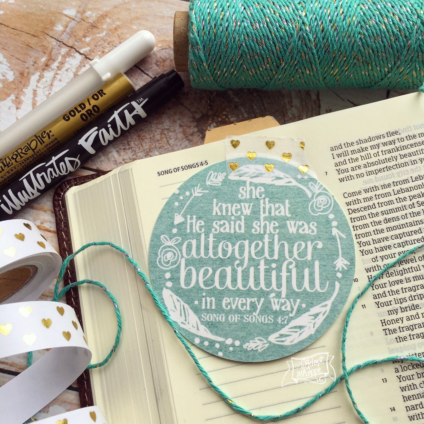 altogether beautiful aqua #TheAdoptShoppecard