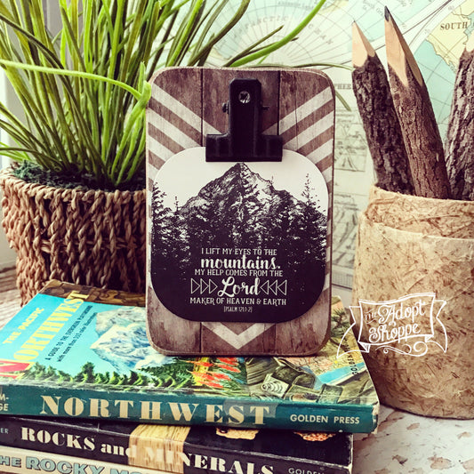 help from the Lord MOUNTAIN #TheAdoptShoppecard