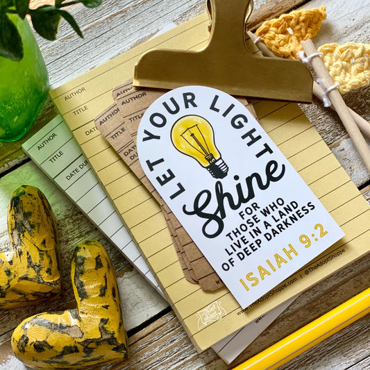 let your light SHINE for those who live in a land of deep darkness (Isaiah 9:2) #TheAdoptShoppecard