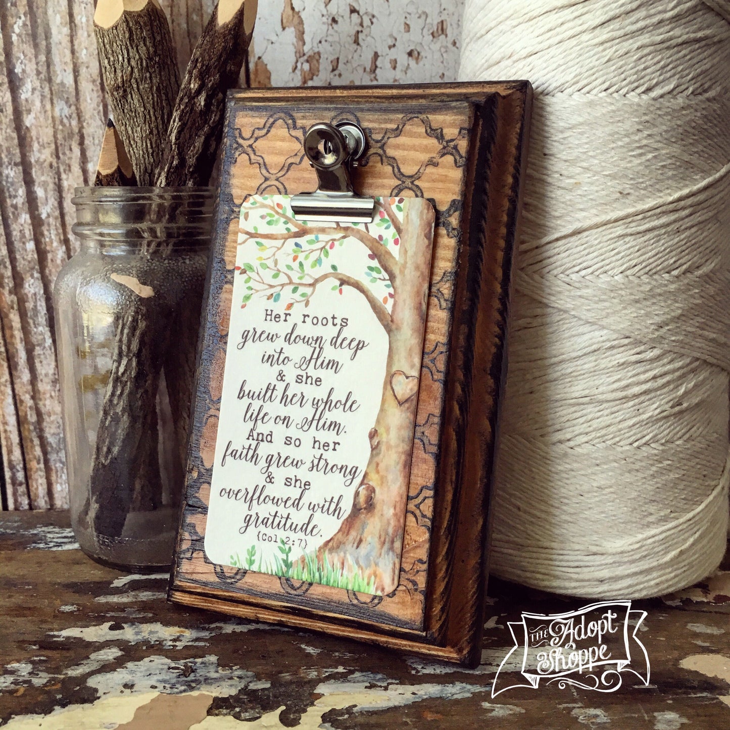 gratitude tree #TheAdoptShoppecard
