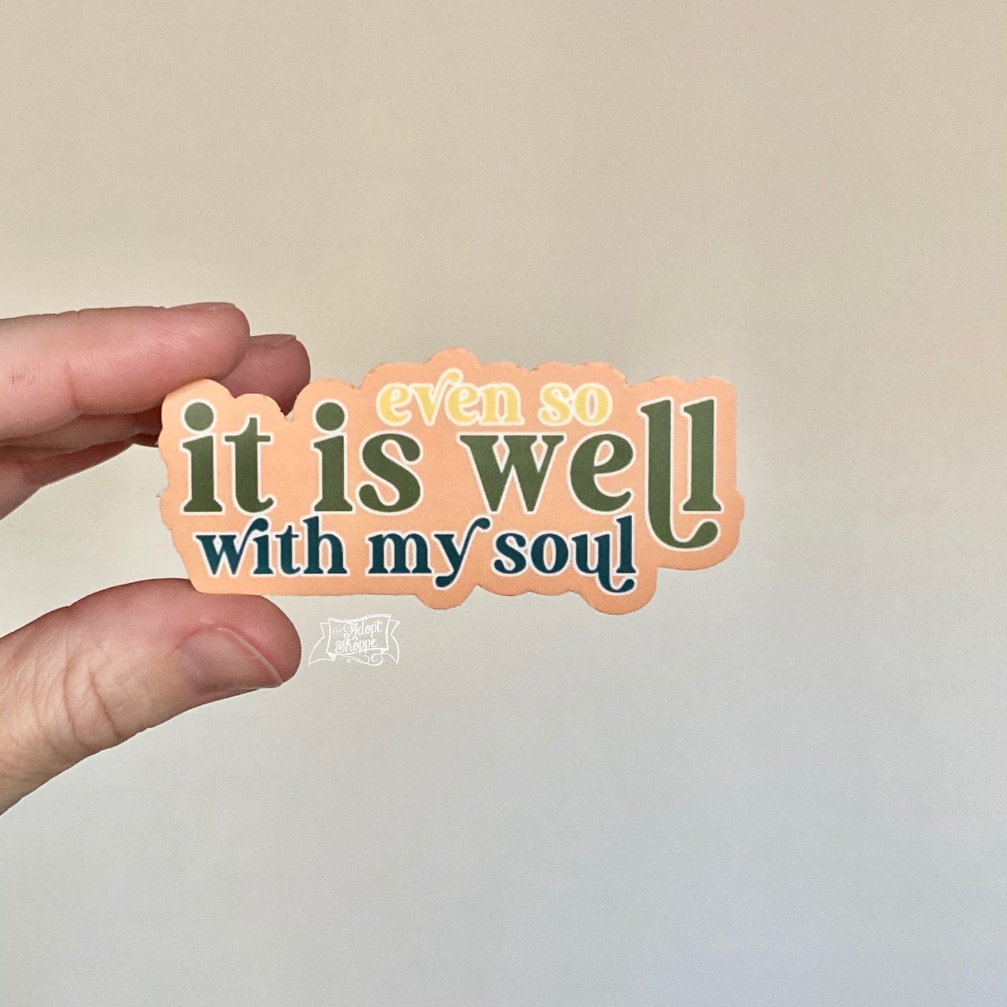 it is well with my soul hymn vinyl sticker