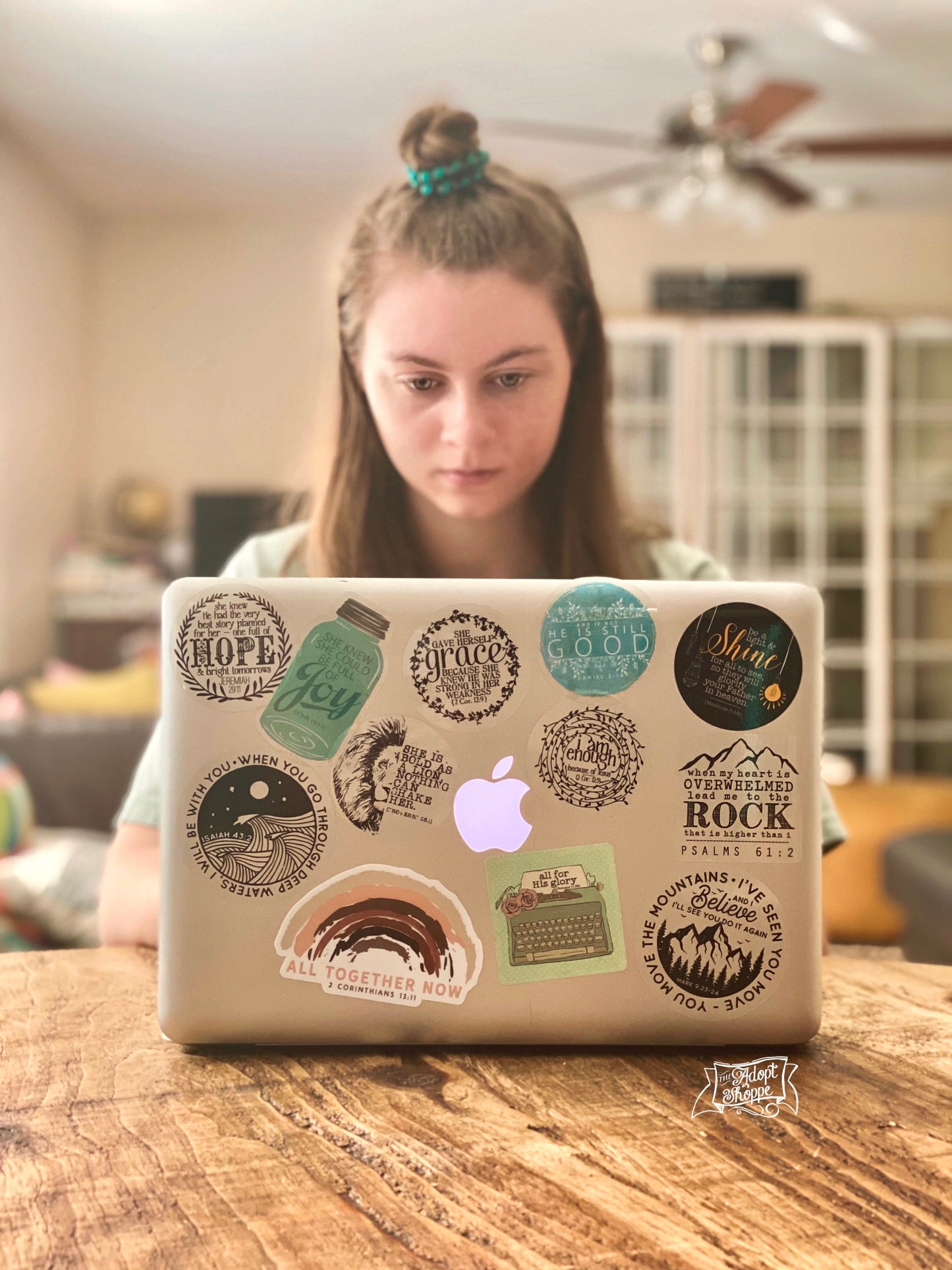 all together now rainbow (2 Corinthians 13:11) sticker