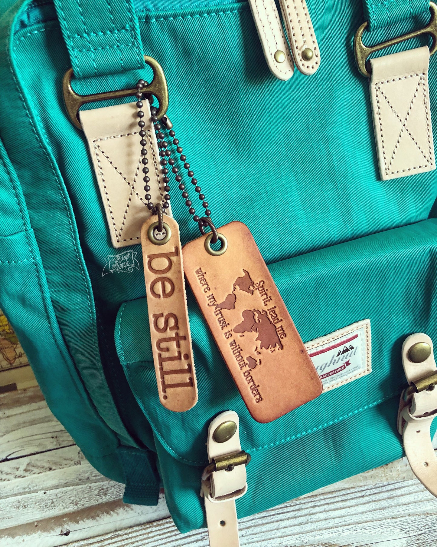 when I felt no worth You paid it all for me (camel/natural) Cory Asbury reckless love leather tag