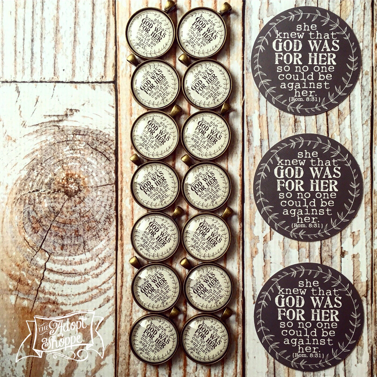 God was for her so no one could be against her #TheAdoptShoppecard