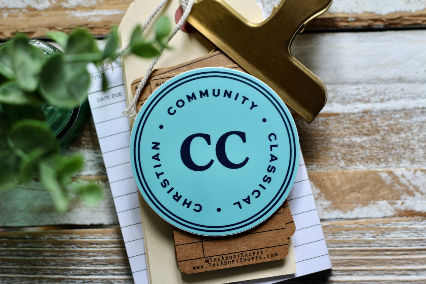 CLASSICAL • CHRISTIAN • COMMUNITY Classical Conversations waterproof vinyl sticker