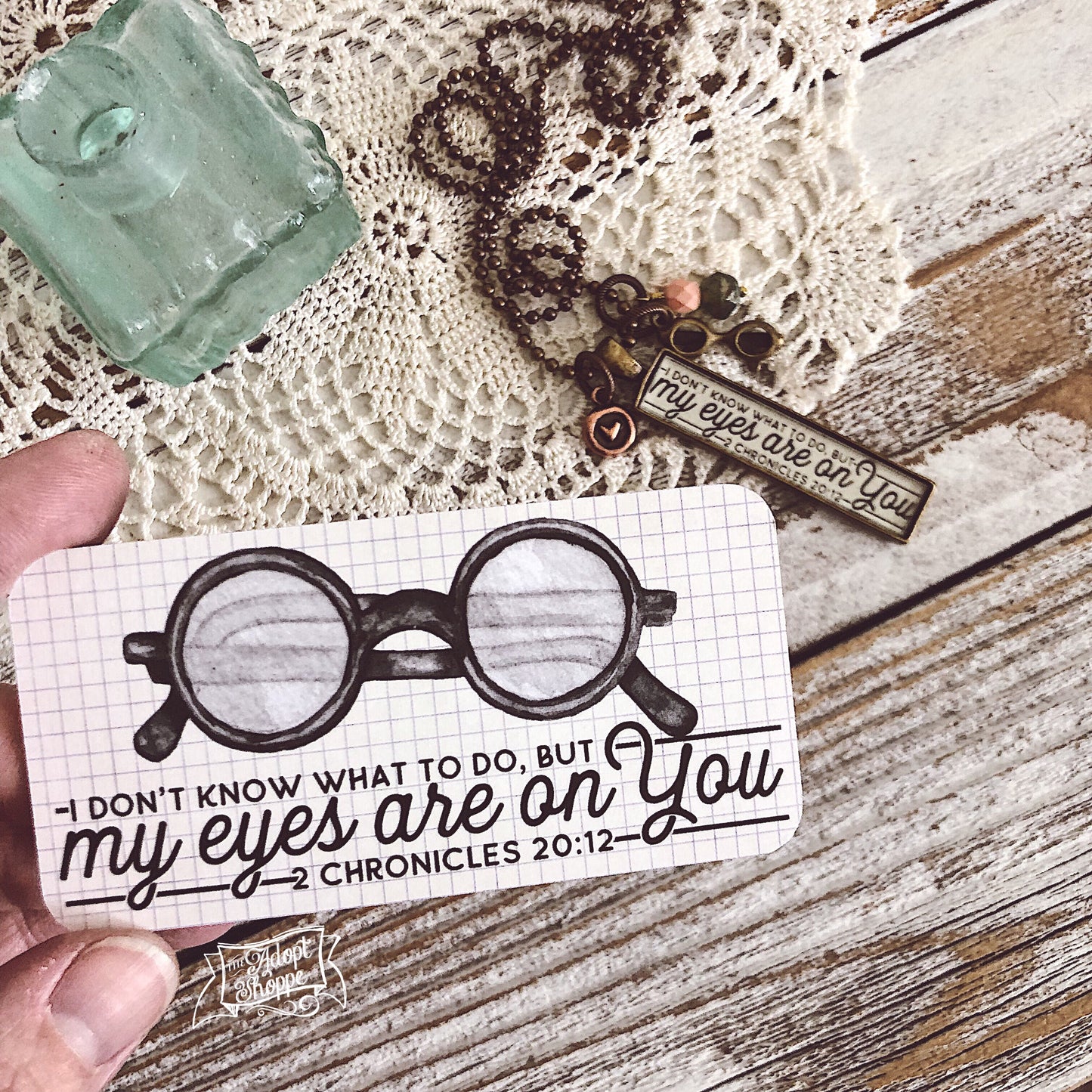 I don’t know what to do but my eyes are on You #TheAdoptShoppecard