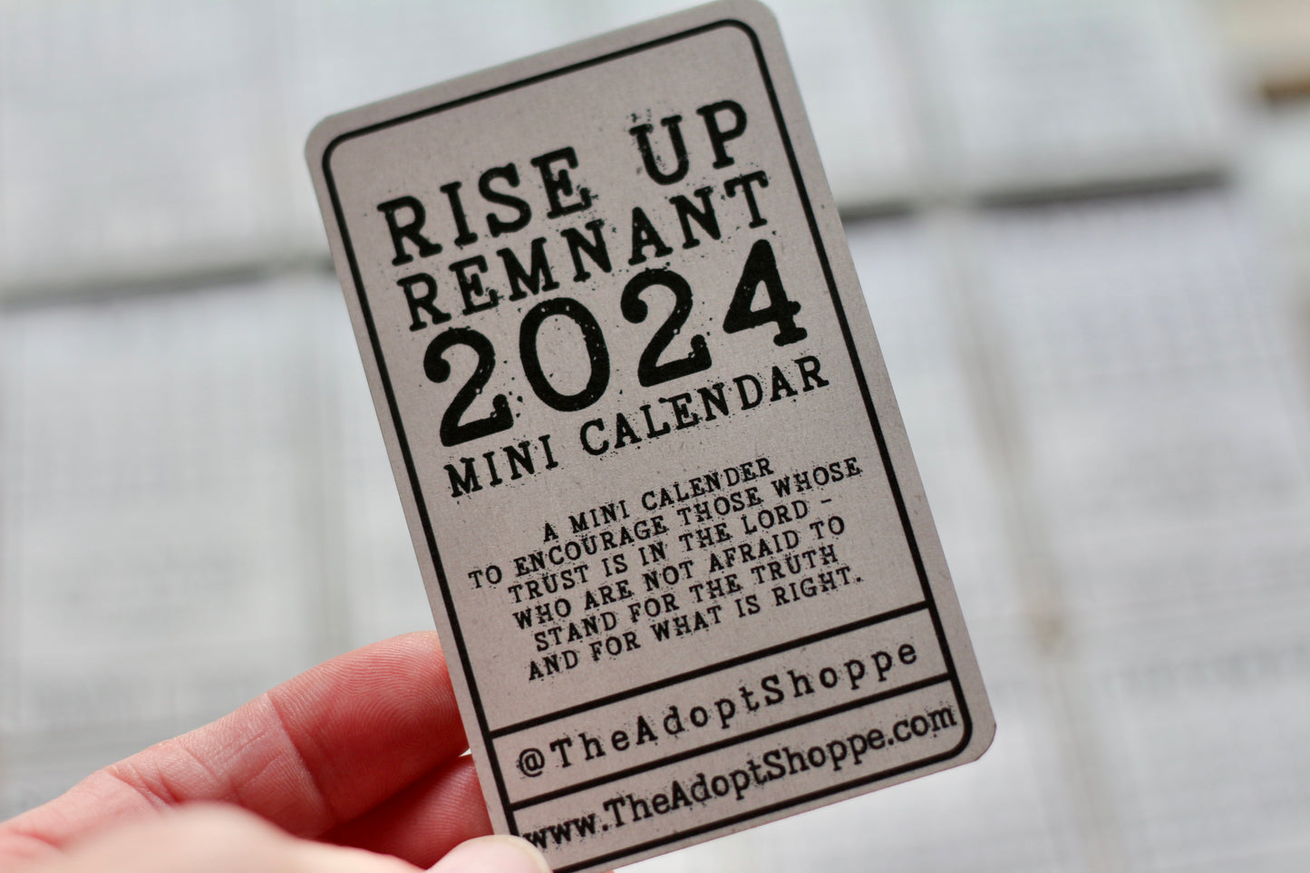 2024 mini calendar