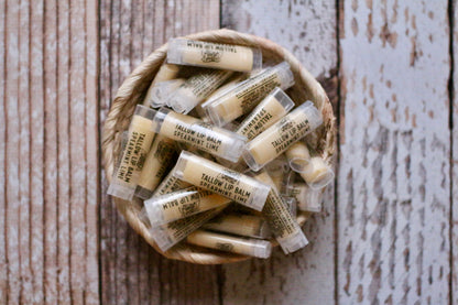 4 pack tallow lip balm (choose your flavors)