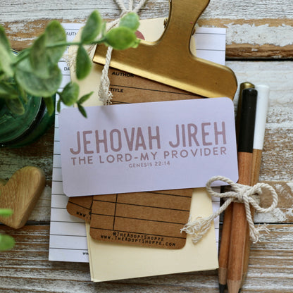 Jehovah Jireh the Lord- my provider #TheAdoptShoppecard