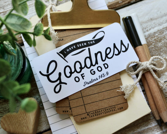 I have seen the goodness of God #TheAdoptShoppecard