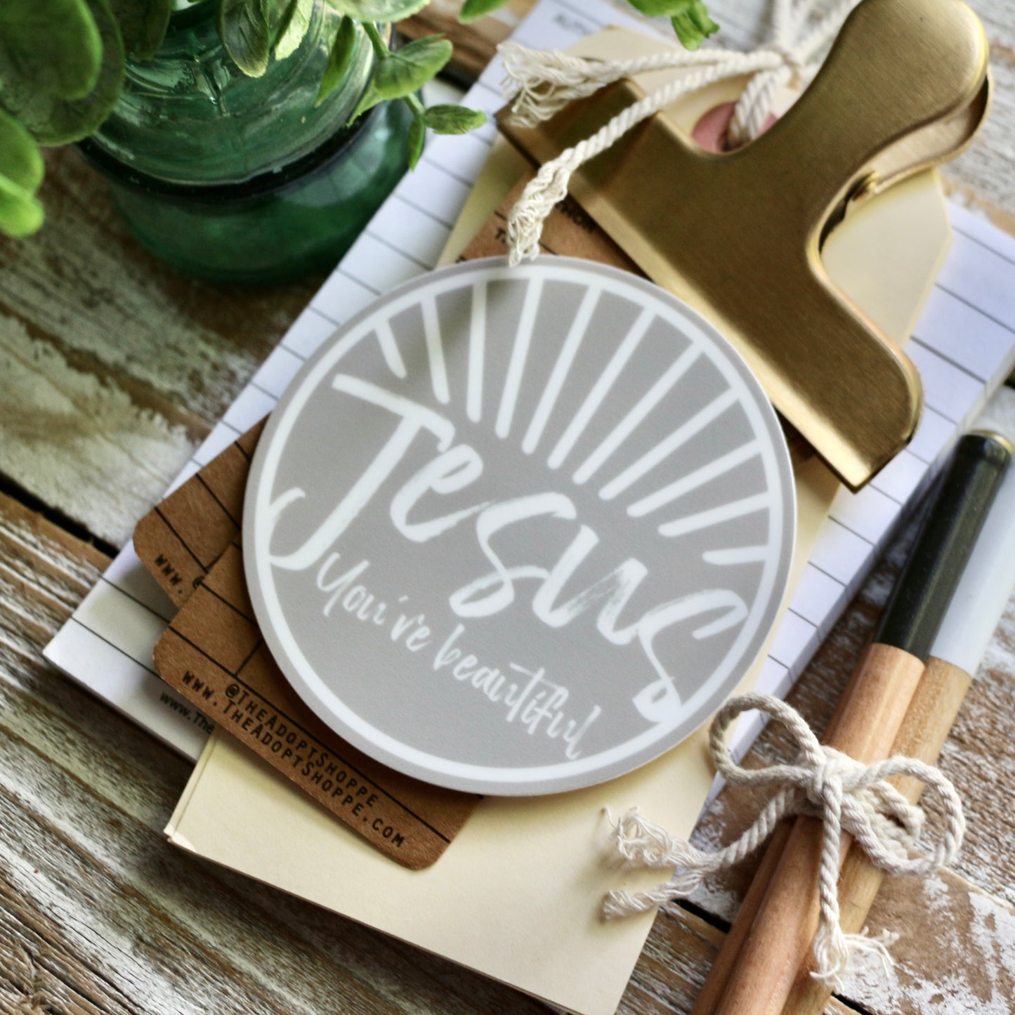 Jesus, You’re beautiful waterproof vinyl sticker decal