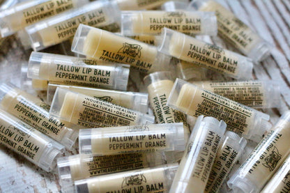 4 pack tallow lip balm (choose your flavors)