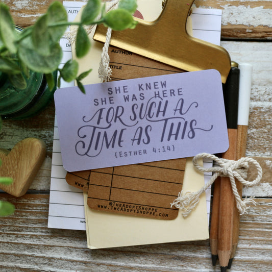 for such a time as this Esther #TheAdoptShoppecard