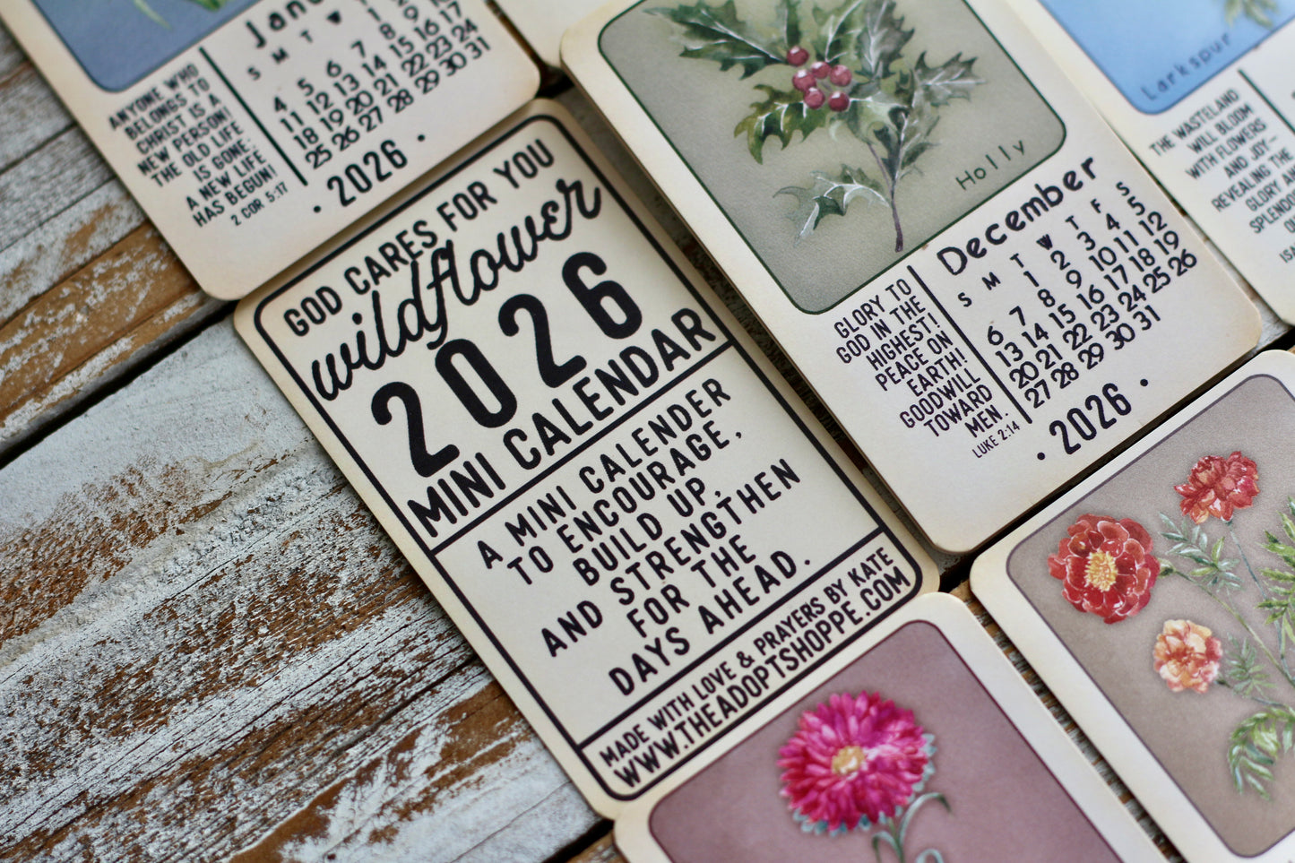 2026 mini calendar