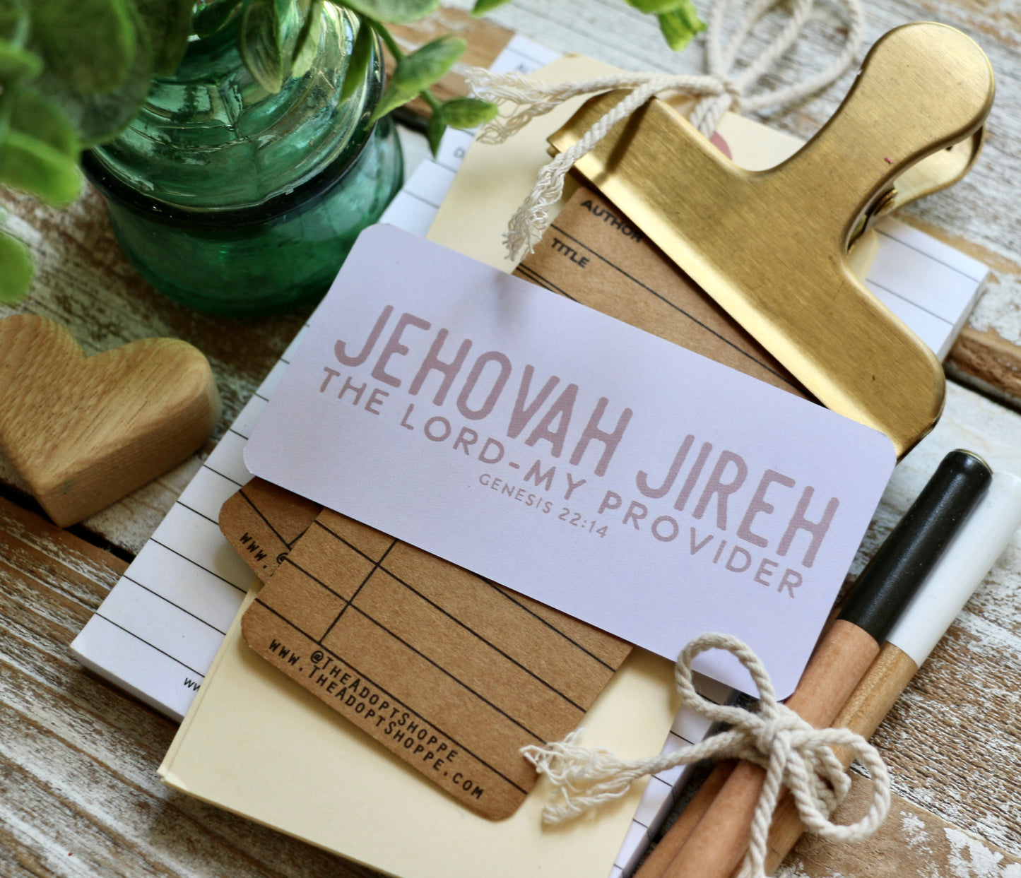 Jehovah Jireh the Lord- my provider #TheAdoptShoppecard