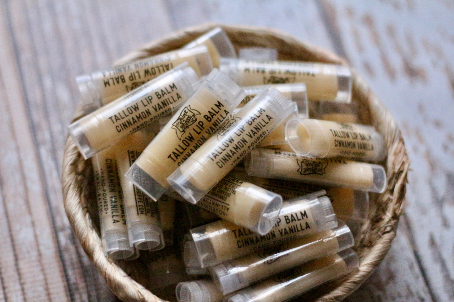 4 pack tallow lip balm (choose your flavors)