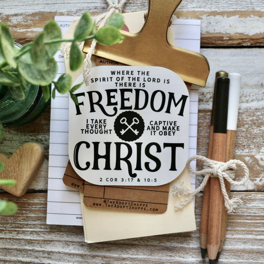 where the Spirit of the Lord is there is FREEDOM #TheAdoptShoppecard