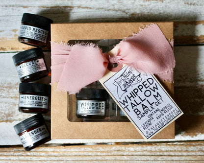 SAMPLER SET whipped tallow balm