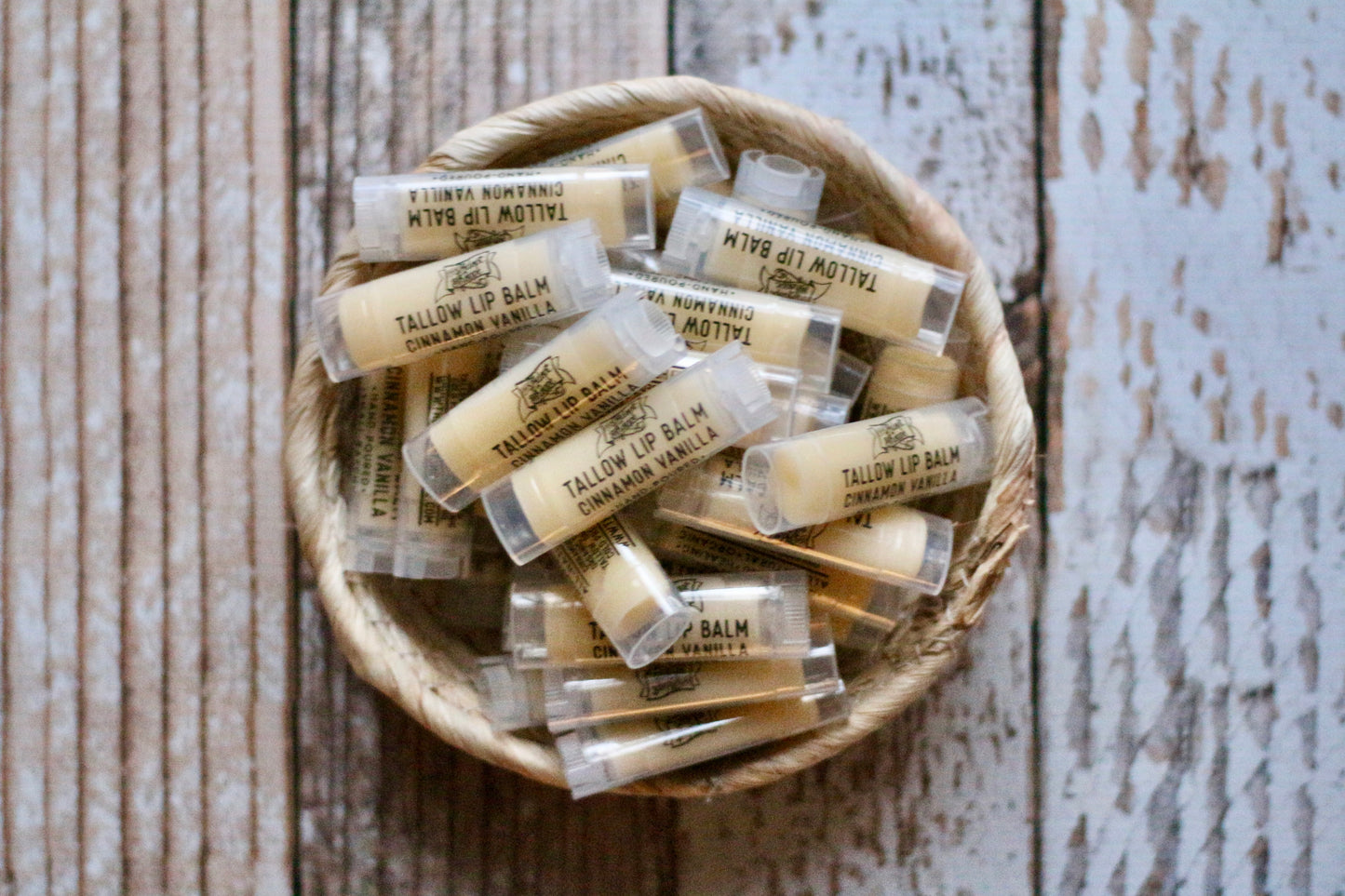 4 pack tallow lip balm (choose your flavors)