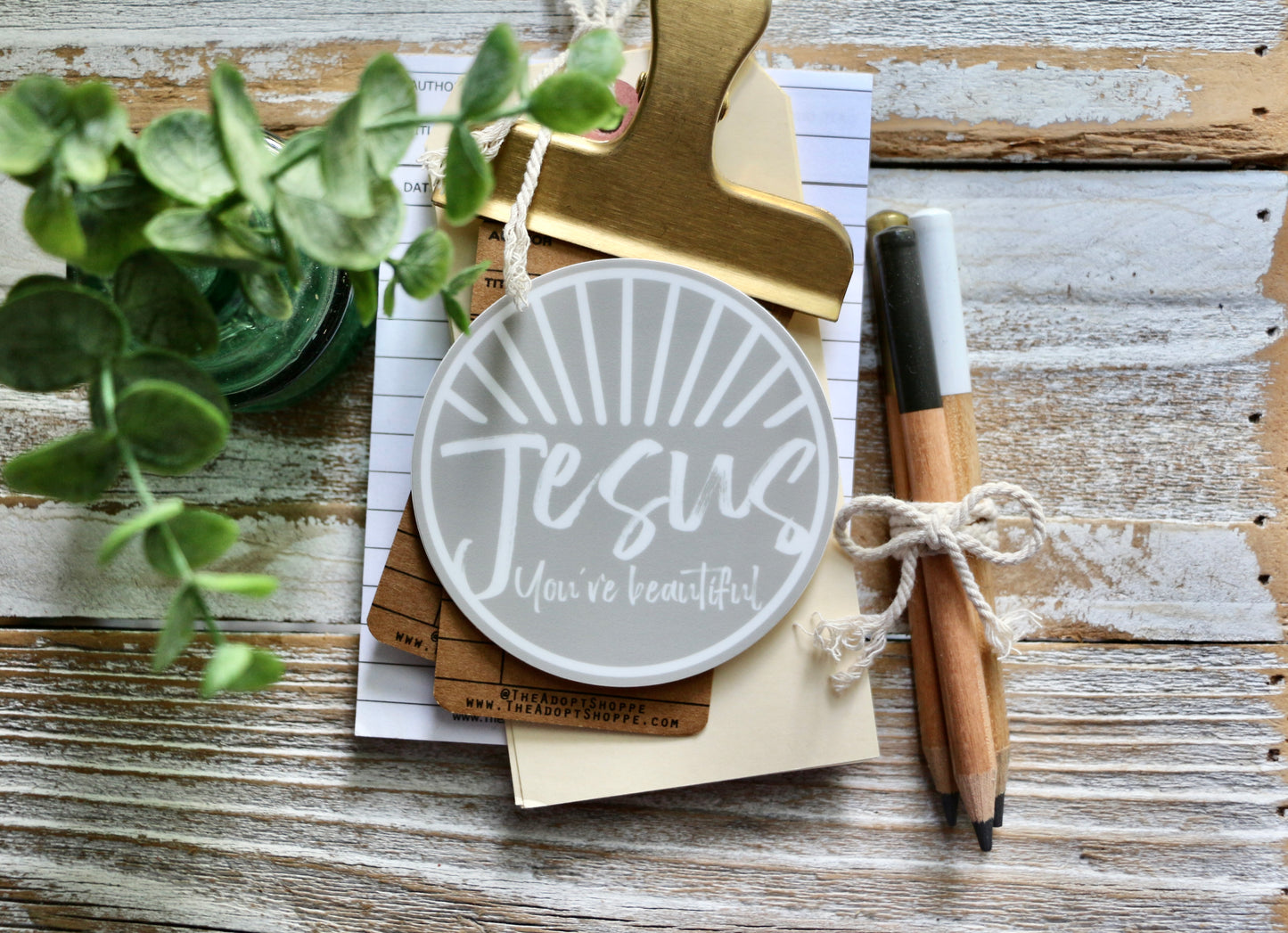 Jesus, You’re beautiful waterproof vinyl sticker decal