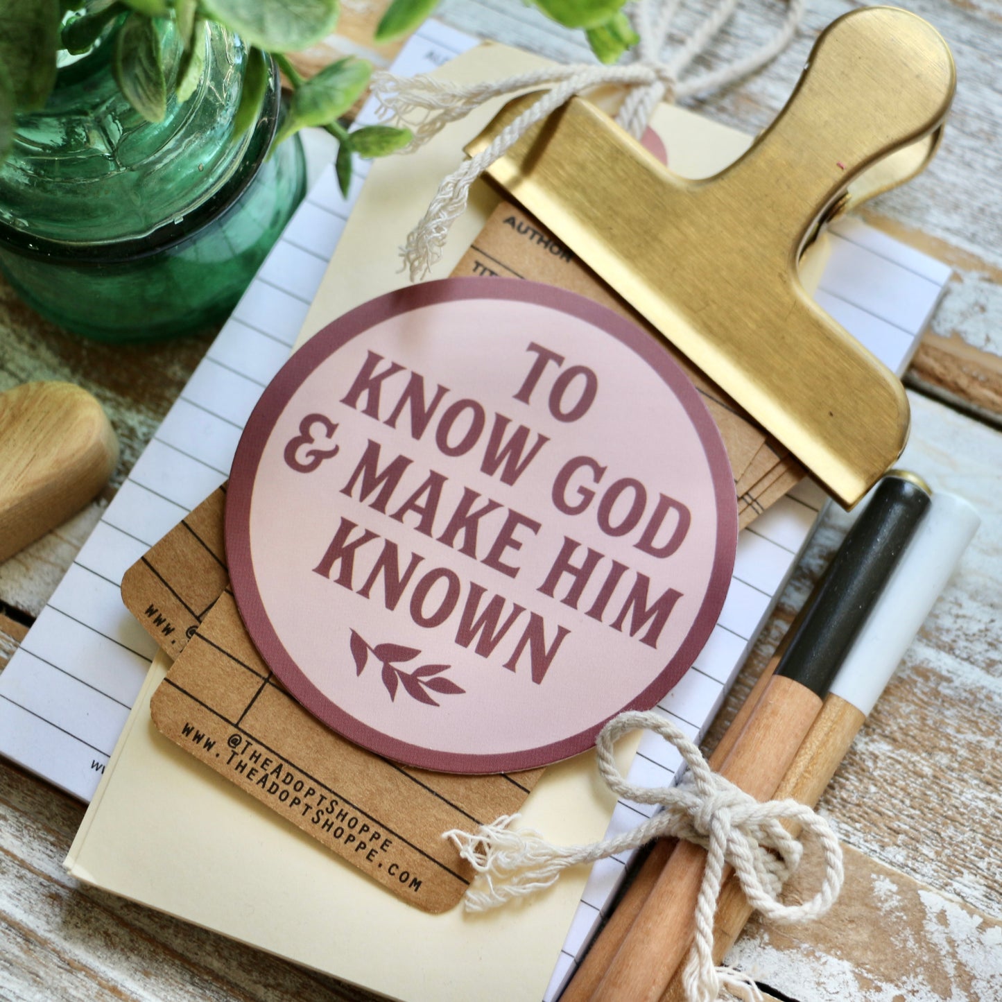 to know God & make Him known #TheAdoptShoppecard