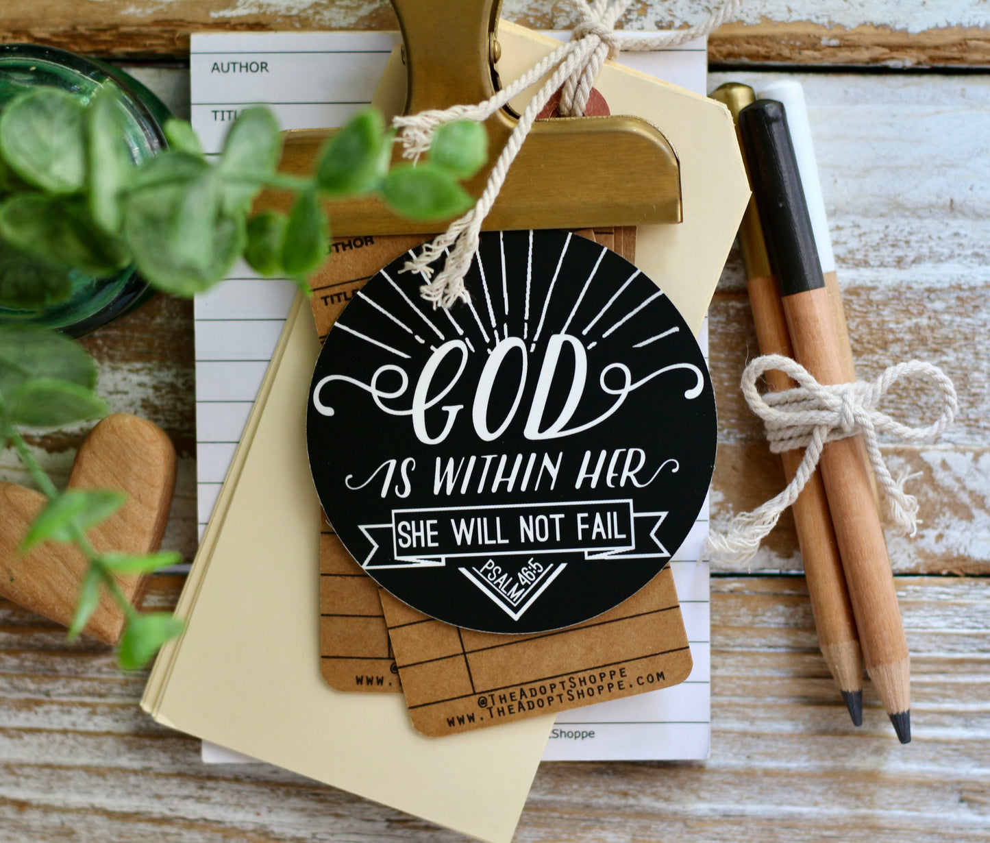 God is within her - she will not fail #TheAdoptShoppecard