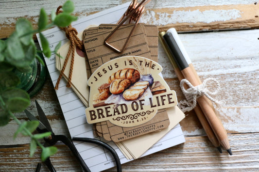 Jesus is the bread of life waterproof vinyl sticker decal