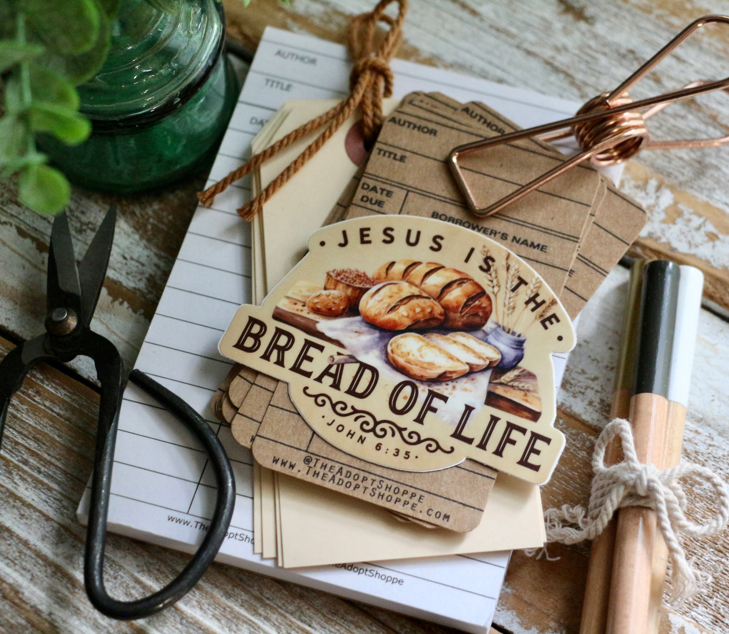 Jesus is the bread of life waterproof vinyl sticker decal