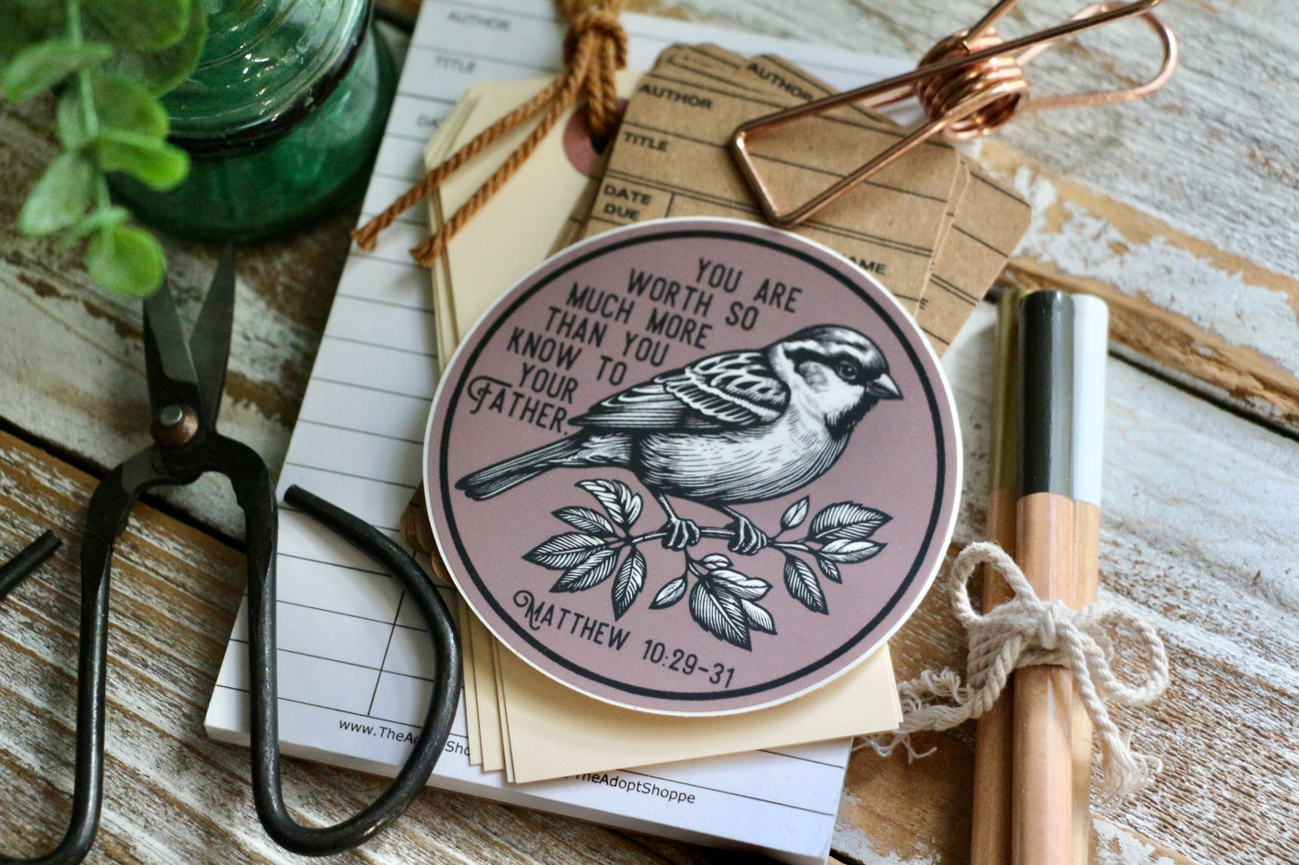 SPARROW worth waterproof vinyl sticker decal