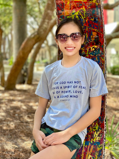 power, love, and a sound mind (2 Timothy 1:7) unisex t-shirt