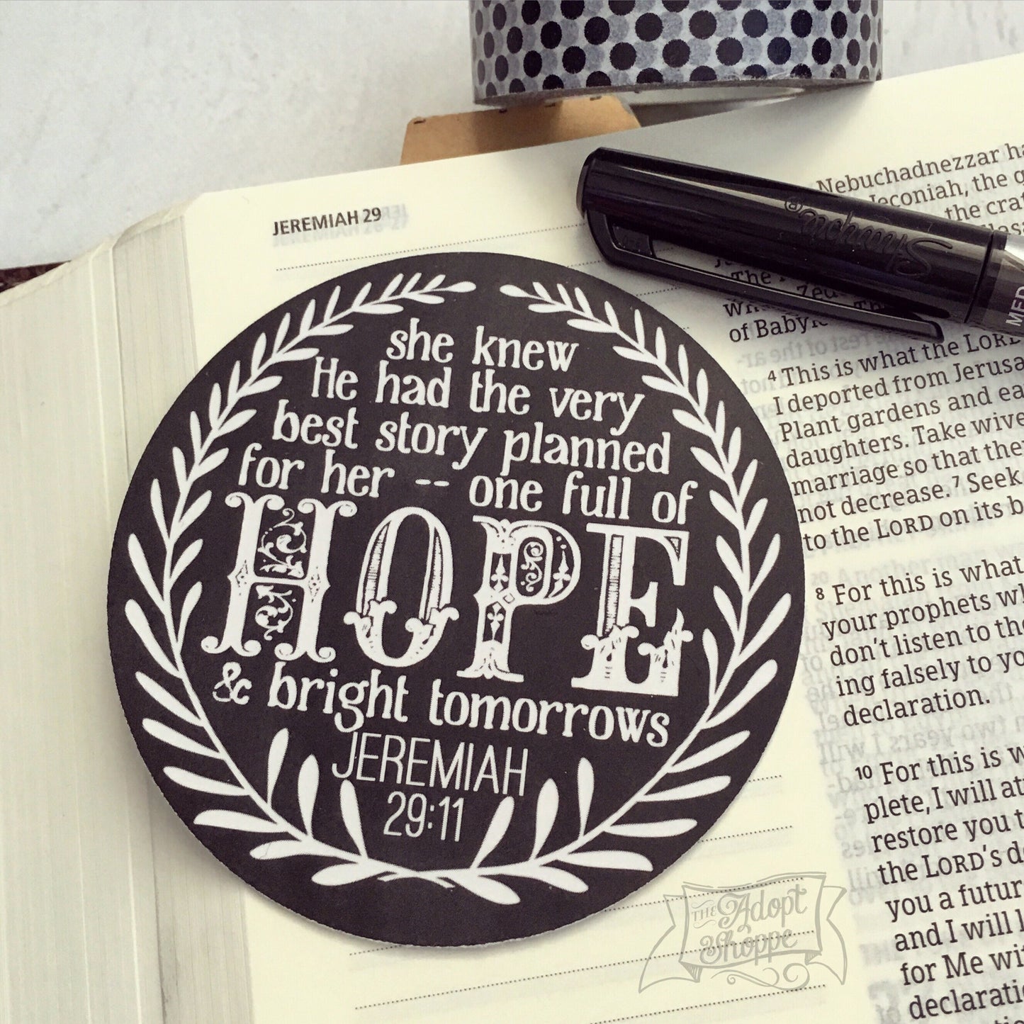 hope & a future Jeremiah 29:11 #TheAdoptShoppecard