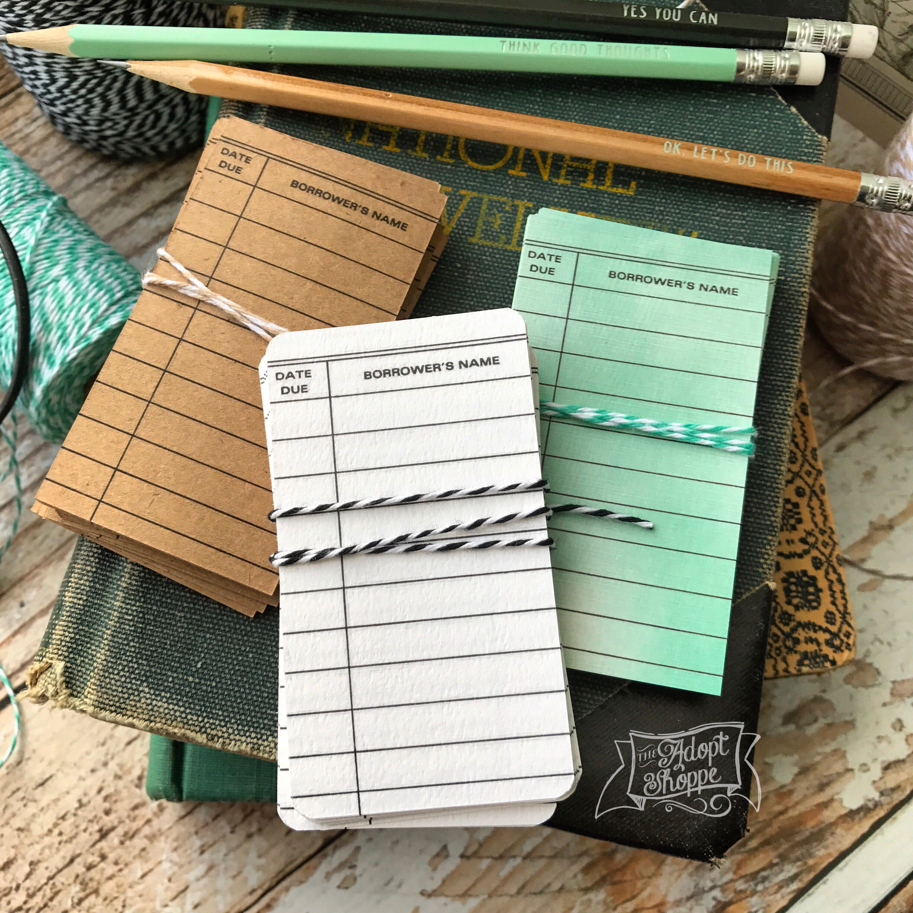 mini library cards – TheAdoptShoppe