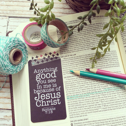 anything good you see in me is because of Jesus #TheAdoptShoppecard