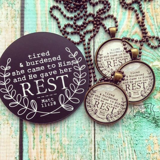 He will give you REST #TheAdoptShoppecard