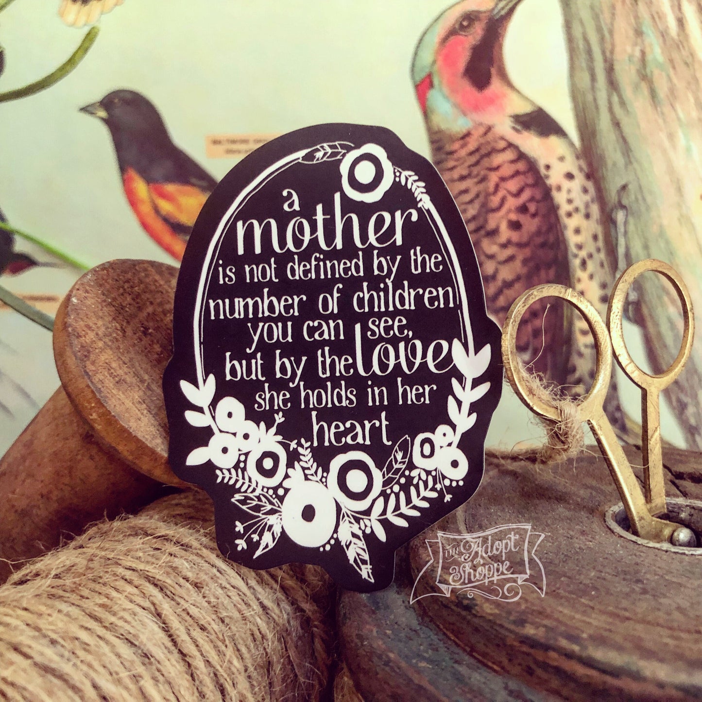 mother love she holds in her heart #TheAdoptShoppecard