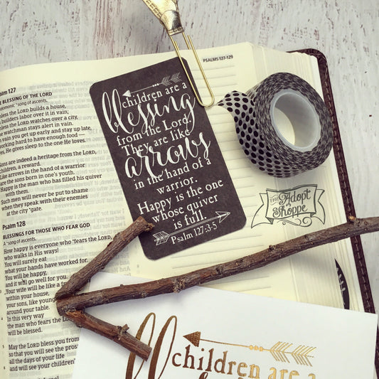 children are a blessing #TheAdoptShoppecard (rectangle)