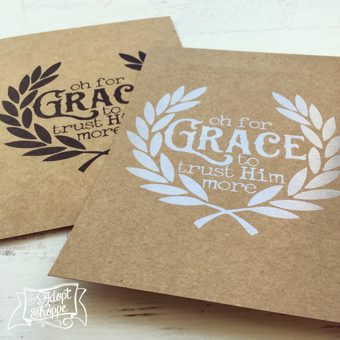 oh for grace to trust Him more hymn 5"x7" print