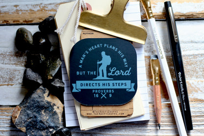 the Lord directs his steps (Proverbs 16:9) #TheAdoptShoppecard