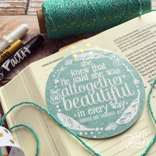 altogether beautiful aqua #TheAdoptShoppecard