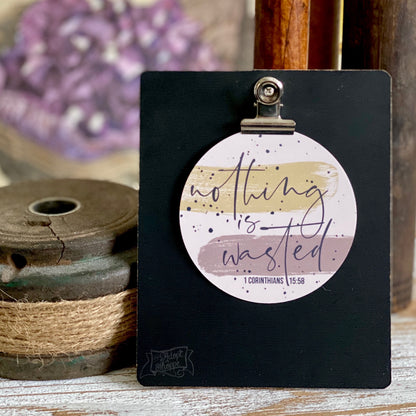 nothing is wasted (1 Corinthians 15:58) #TheAdoptShoppecard