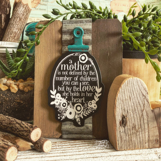 mother love she holds in her heart #TheAdoptShoppecard