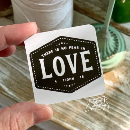 there is no fear in love (1 John 4:18) #TheAdoptShoppecard