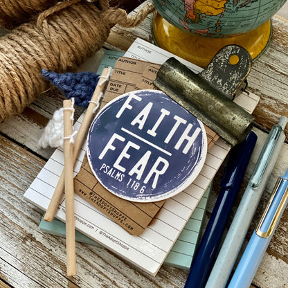 faith over fear navy (Psalms 118:6) #TheAdoptShoppecard