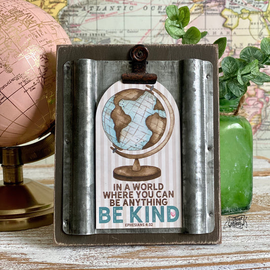 in a world where you can be anything BE KIND (Ephesians 4:32) #TheAdoptShoppecard